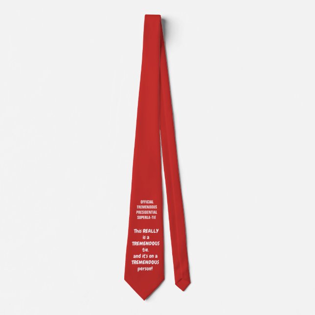 Trump Presidential SUPERLATIVE tie (SUPERLA-TIE) (Front)