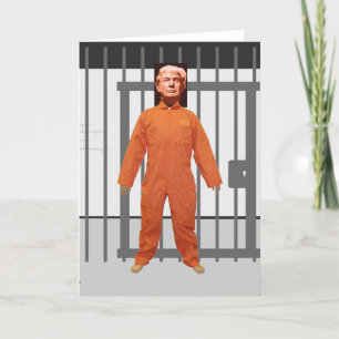 Trump Prisoner Greeting Card