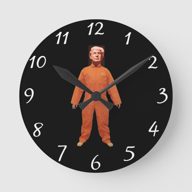 Trump Prisoner Wall Clock (Front)