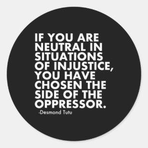 Trump Protest  Classic Round Sticker