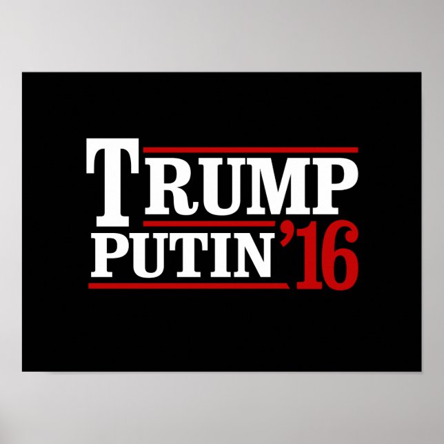 Trump Putin 2016 Poster (Front)