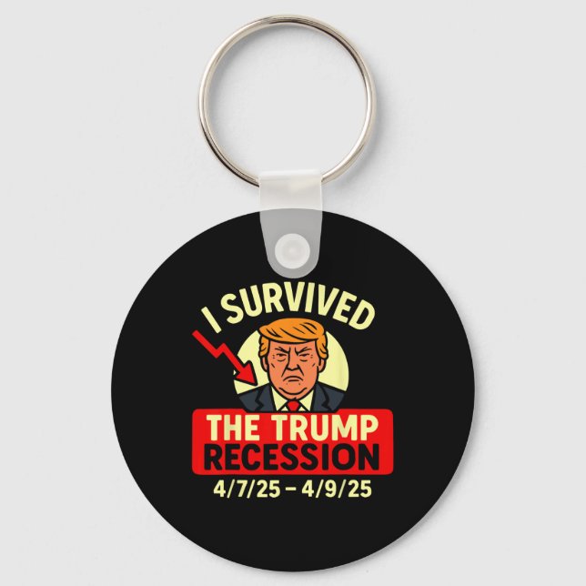 Trump Recession  Keychain (Front)