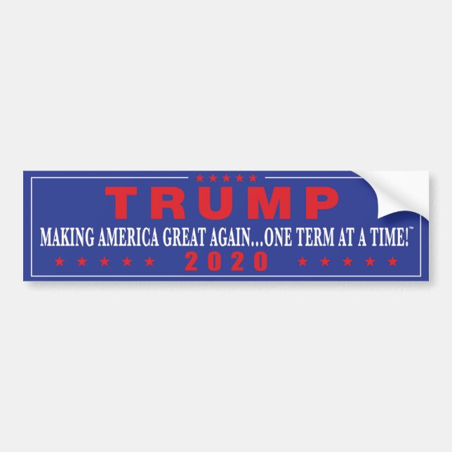 Trump Reelection Bumper Sticker (Front)