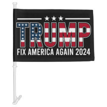 Trump réparer l'Amérique à nouveau 2024 Custom Car