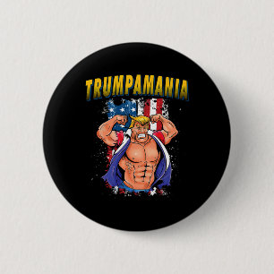 Trump Republican Convention Wrestling Meme Trumpam 2 Inch Round Button
