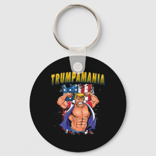Trump Republican Convention Wrestling Meme Trumpam Keychain