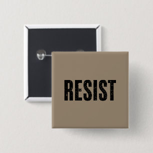 Trump Resist Trump Protest Anti Political Protest  2 Inch Square Button