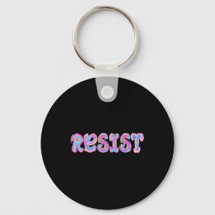 Trump Resist Trump Protest Anti Political Protest Keychain