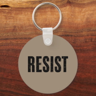 Trump Resist Trump Protest Anti Political Protest Keychain