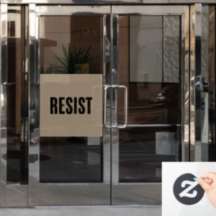 Trump Resist Trump Protest Anti Political Protest  Window Cling