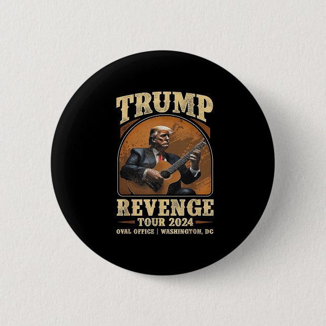 Trump Revenge Tour 2024  2 Inch Round Button (Front)