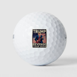 Trump Revenge Tour 2024 Political Election 2024 Golf Balls
