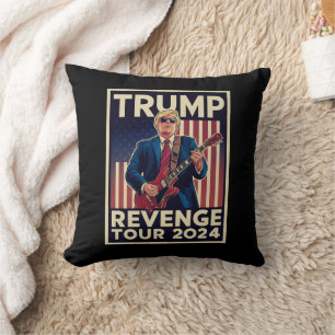 Trump Revenge Tour 2024 Political Election 2024 Throw Pillow