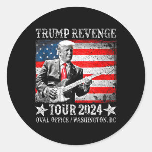 Trump Revenge Tour 2025 Classic Round Sticker