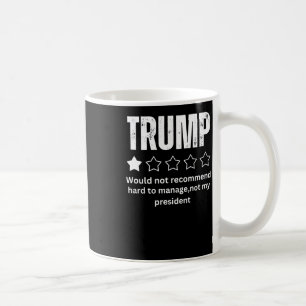 Trump Review Not My President 2025  Coffee Mug