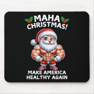 Trump Rfk Jr Christmas Santa Maha Christmas Holida Mouse Pad