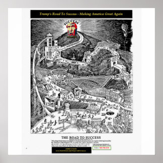 Trump Road To Success Poster -Making America Great