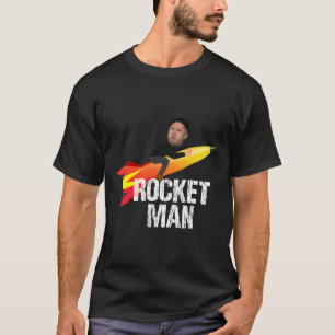 Trump Rocket Man Kim Jong Un North Korea Funny T-Shirt