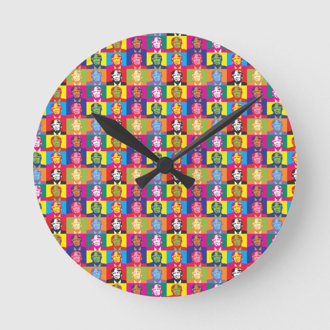 TRUMP  ROUND CLOCK (Front)