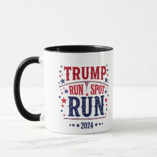 Trump Run Spot Run Funny Election Debate  Mug