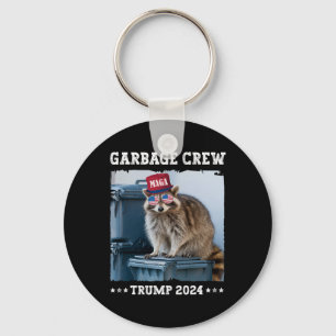 Trump’s Supporters Garbyge Joe Biden Republican Ga Keychain