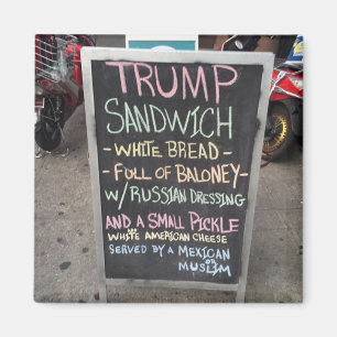 TRUMP SANDWICH MAGNET