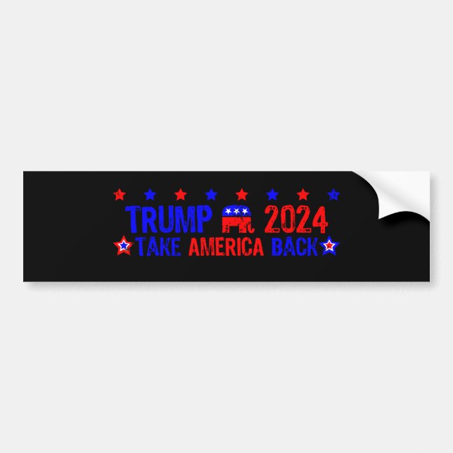 Trump Save America  Bumper Sticker (Front)