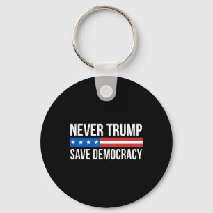 Trump - Save Democracy -  Keychain