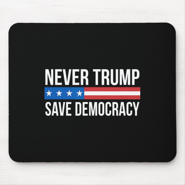Trump - Save Democracy -  Mouse Pad (Front)