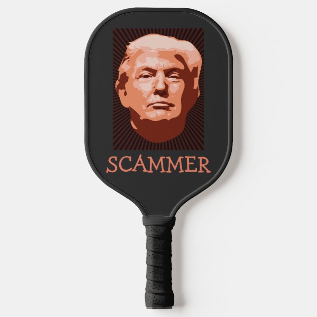 Trump Scammer PickleBall Paddle (Front)
