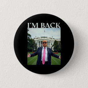 Trump Shirts For Men 2025 Trump Won Trump Presiden 2 Inch Round Button