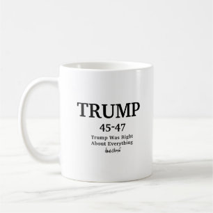 Trump Signature 45-47 Personalized name Coffee Mug