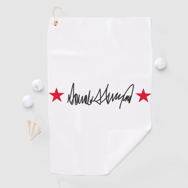Trump Signature  Golf Towel (InSitu)
