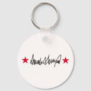 Trump Signature  Keychain