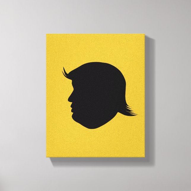 TRUMP SILHOUETTE  CANVAS PRINT (Front)