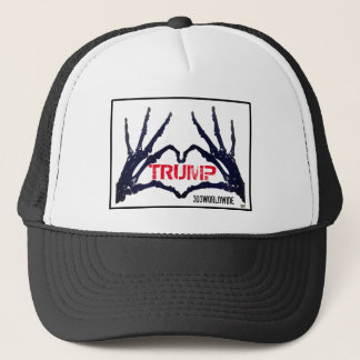 "TRUMP" Skull Hands Trucker Hat
