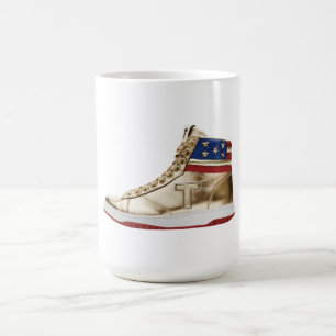 Trump Sneakers / Never Surrender High-Tops Coffee Mug