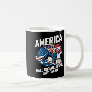 Trump Snowboard Usa - Make Snowboarding Great Agai Coffee Mug