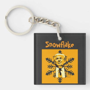Trump/Snowflake Keychain