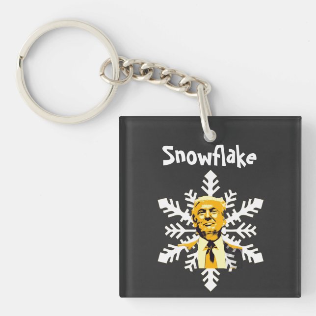 Trump/Snowflake Keychain (Front)