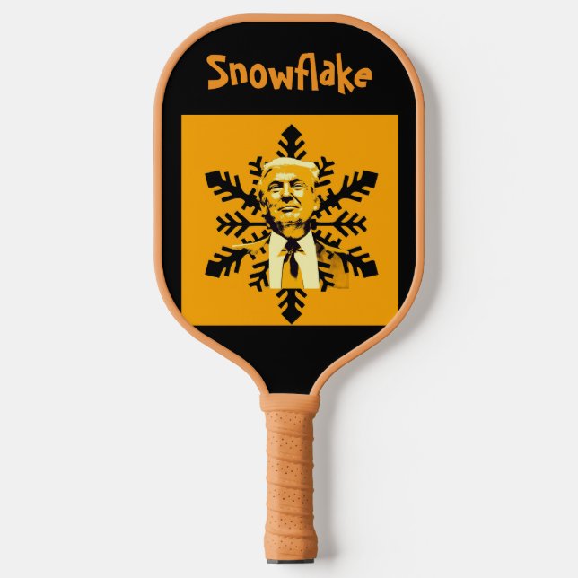 Trump/Snowflake Pickleball Paddle (Front)