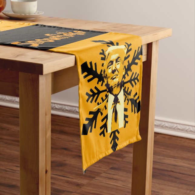 Trump/Snowflake Table Runner (In Situ)