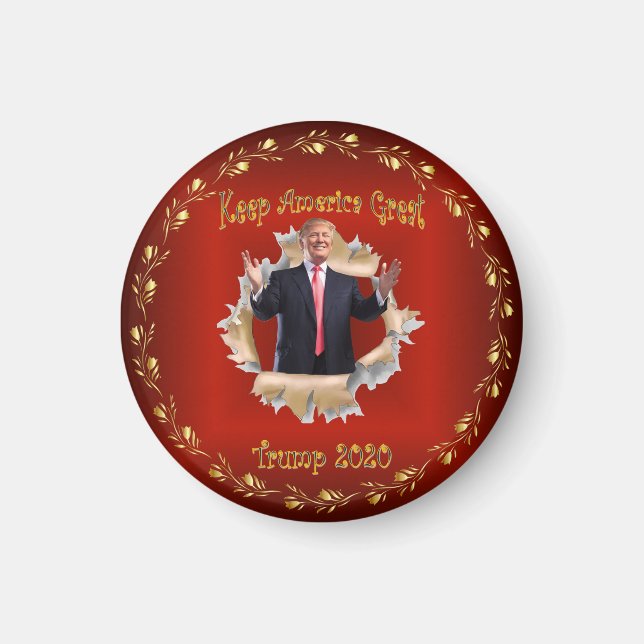 Trump Souvenir Breakdown Magnet commémoratif ~ (Devant)