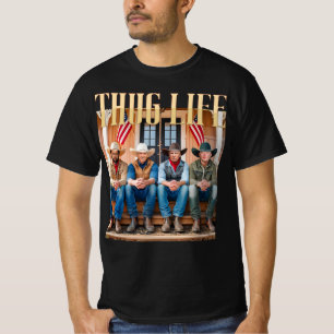 Trump Squad Kennedy Vance Elon Thug Life T-Shirt