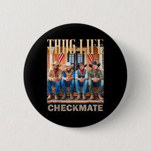 Trump Squad Thug Life Trump Vance Kennedy Elon 2 Inch Round Button