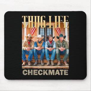 Trump Squad Thug Life Trump Vance Kennedy Elon Mouse Pad