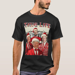 Trump Squad Thug Life Trump Vance Kennedy Elon  T-Shirt
