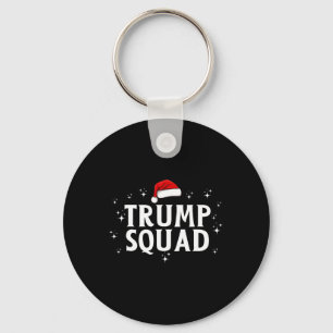 Trump Squad Trump Team Funny Xmas Christmas Trump Keychain