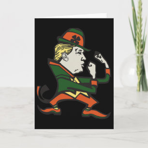 Trump St. Paddy's Funny Trump St Patrick's Day  Card