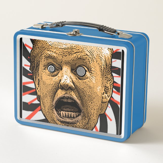 Trump STOP THE MADNESS Metal Lunch Box (Front)